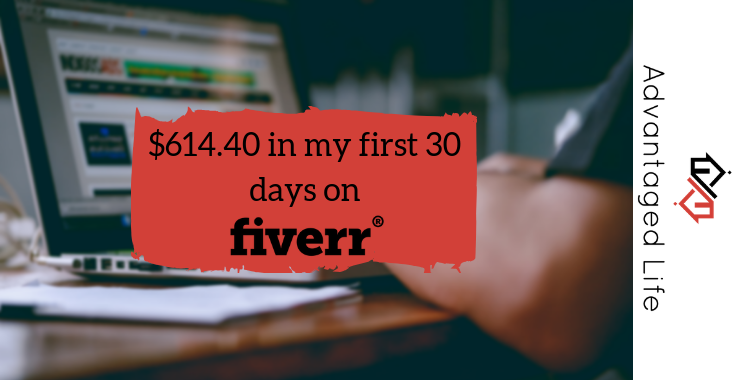 first month on Fiverr